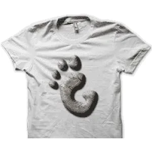 Camiseta gnome linux