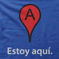 Camiseta google maps-detalle