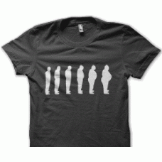 Camiseta gordos evolucion Camiseta gordos evolucion