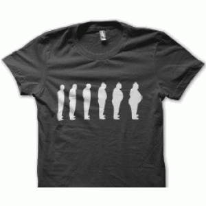 Camiseta gordos evolucion