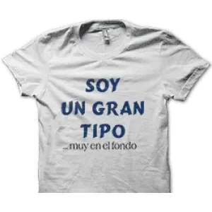 Camiseta gran tipo