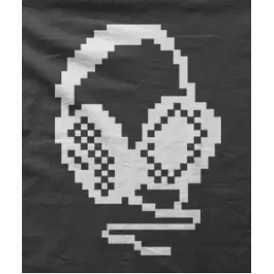 Camiseta headphones-detalle