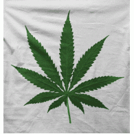 Camiseta hoja marihuana-detalle