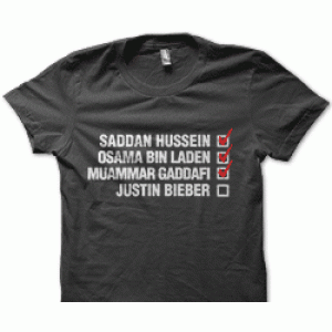 Camiseta justin bieber
