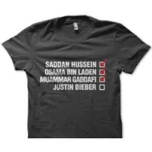 Camiseta justin bieber