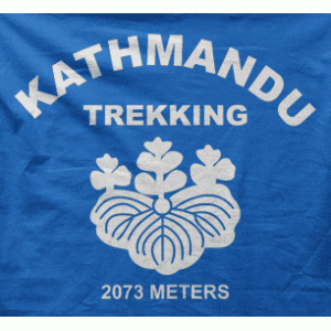 Camiseta kathmandu trekking-detalle
