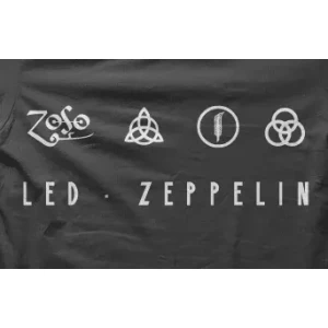 Camiseta led zeppelin III-detalle