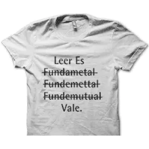 Camiseta leer