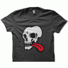Camiseta lengua calavera