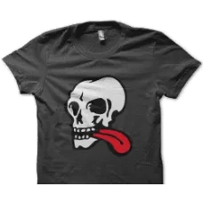 Camiseta lengua calavera