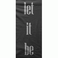 Camiseta let it be-detalle