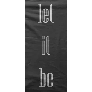 Camiseta let it be-detalle