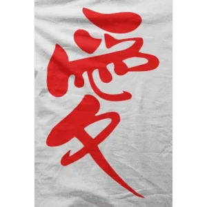 Camiseta letras chinas-detalle