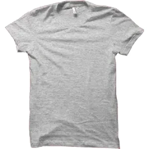 Camiseta lisa Gris jaspeado