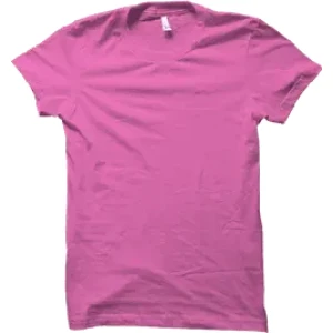 Camiseta lisa Rosa chicle