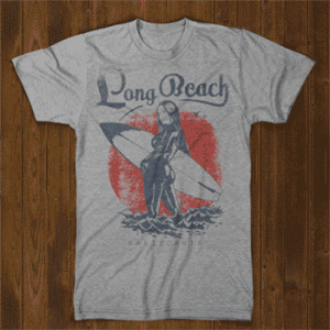 Camiseta long beach-detalle