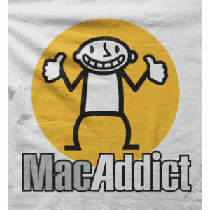 Camiseta mac addict-detalle