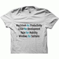 Camiseta mac vs windows