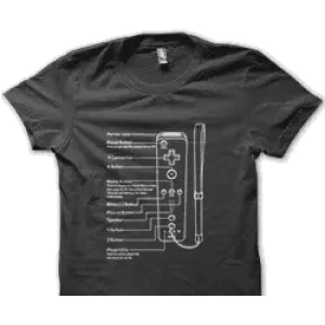 Camiseta mando wii