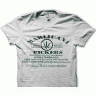 Camiseta marihuana pickers