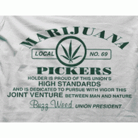 Camiseta marihuana pickers-detalle