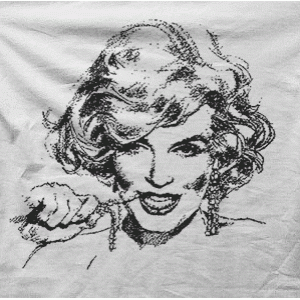 Camiseta marilyn monroe V-detalle