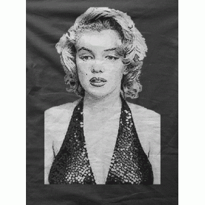 Camiseta marilyn monroe-detalle
