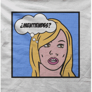 Camiseta mentiendes-detalle