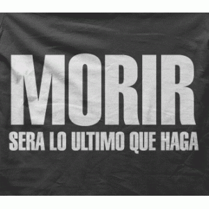 Camiseta morir-detalle