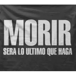 Camiseta morir-detalle