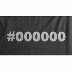 Camiseta negro hexadecimal-detalle