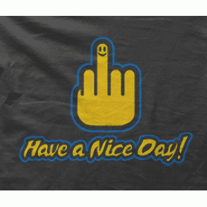 Camiseta nice day-detalle
