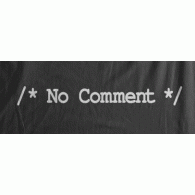 Camiseta no comment-detalle