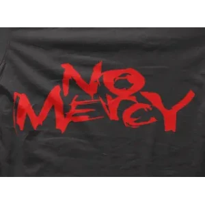 Camiseta no mercy-detalle