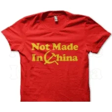 Camiseta not made in china