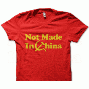 Camiseta not made in china