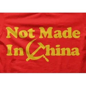 Camiseta not made in china-detalle