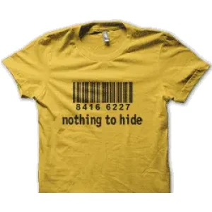 Camiseta nothing to hide