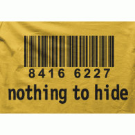 Camiseta nothing to hide-detalle
