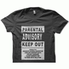 Camiseta parental advisory I