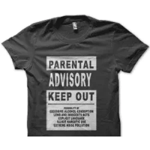 Camiseta parental advisory I