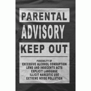 Camiseta parental advisory I-detalle