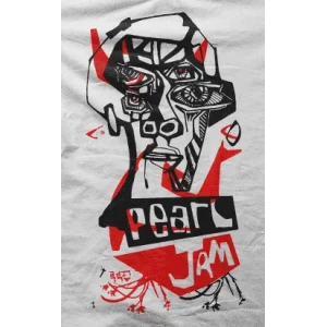 Camiseta pearl jam-detalle