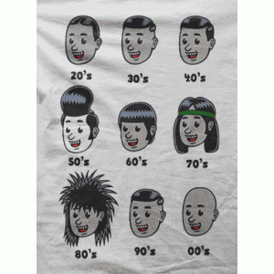 Camiseta peinados-detalle