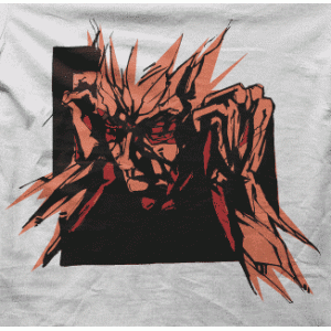 Camiseta pensando-detalle