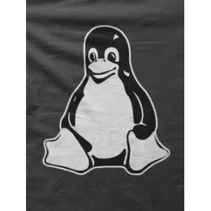 Camiseta pinguino linux-detalle
