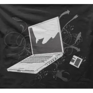 Camiseta portatil-detalle