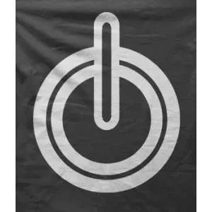 Camiseta power on-detalle