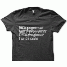 Camiseta programador