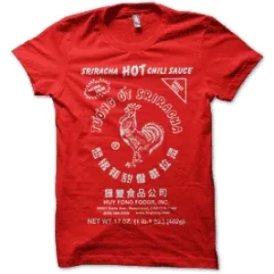 Camiseta salsa sriracha